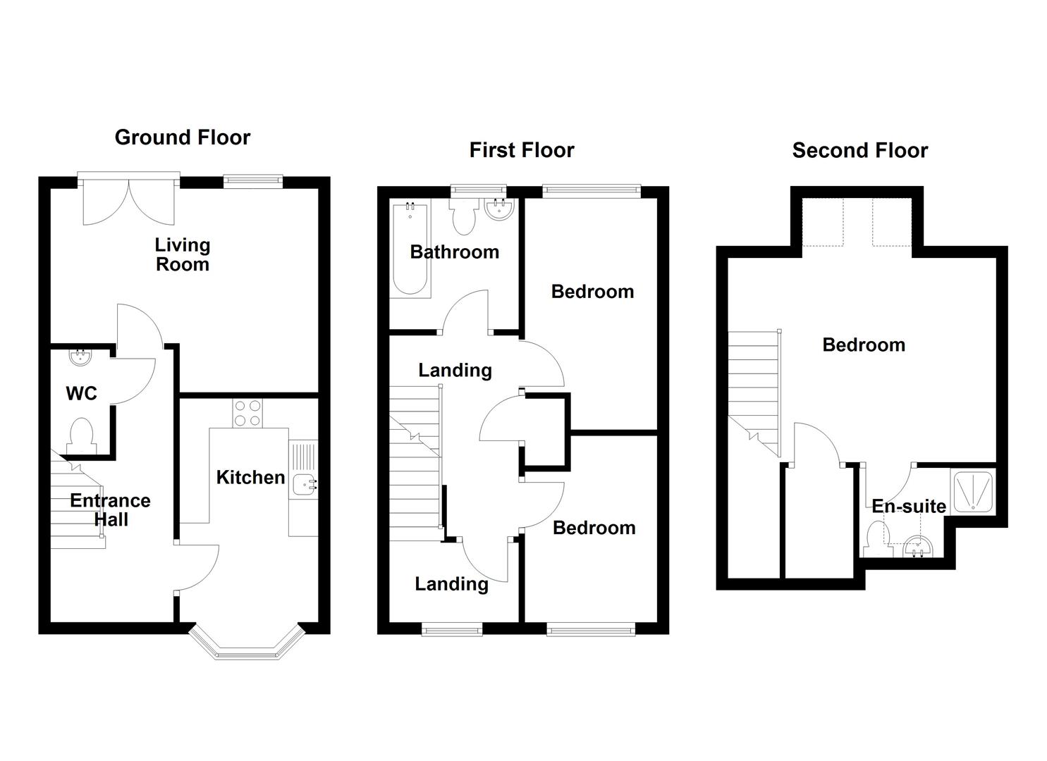 50 Melrose court, Elland - all floors.JPG