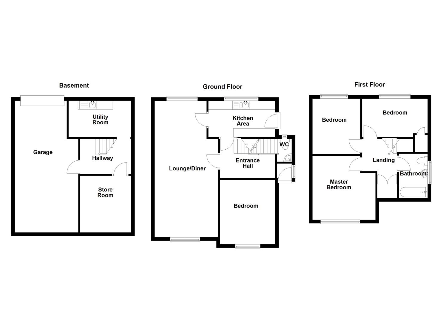 167 Penistone Road, Huddersfield - all floors.JPG