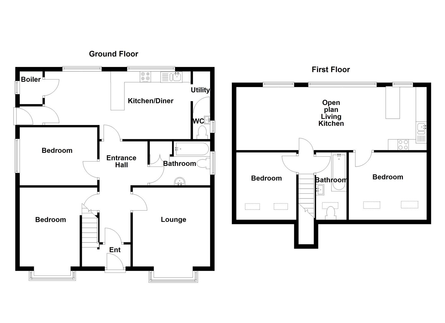 97 Fleminghouse Lane, Huddersfield - all floors.JP