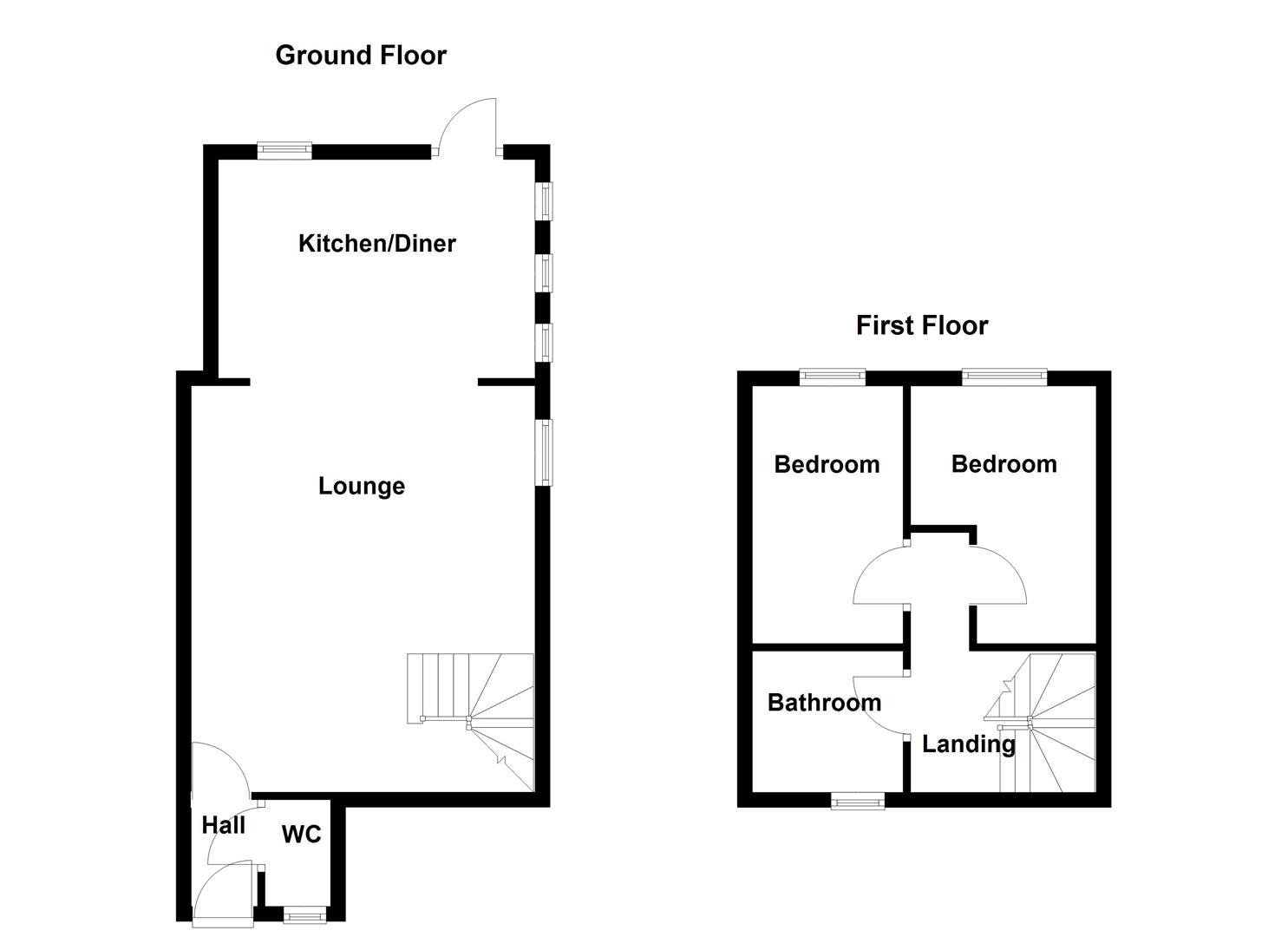 4 Hall Lane, Kirkburton - all floors.JPG