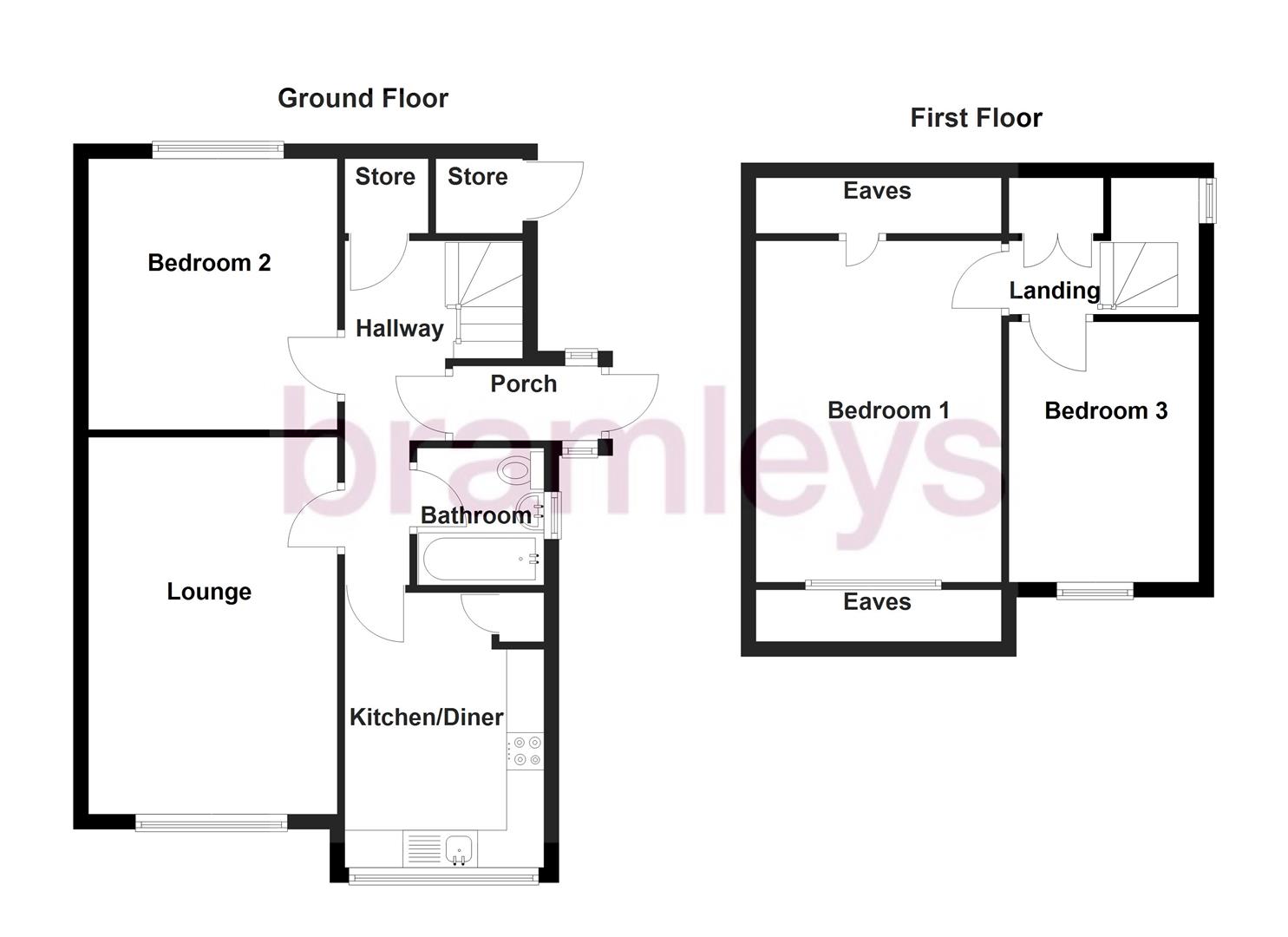 2 Lime Avenue, Thongsbridge - all floors.JPG