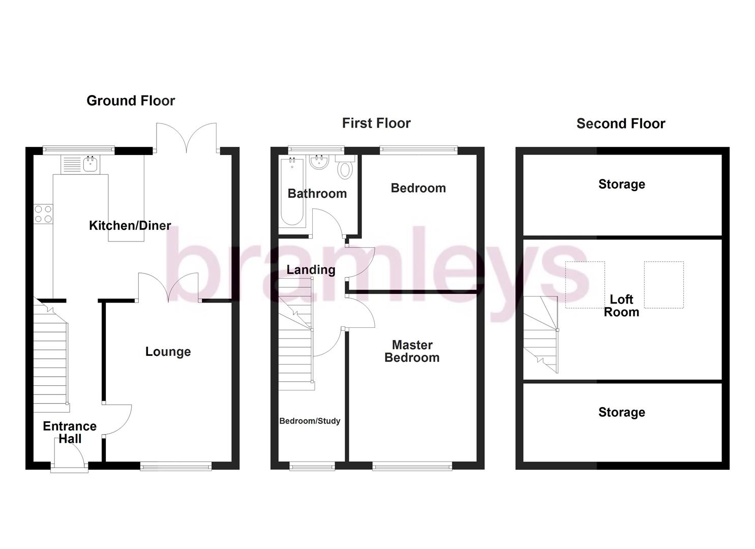 Cleveley, Bradshaw Lane - all floors.JPG