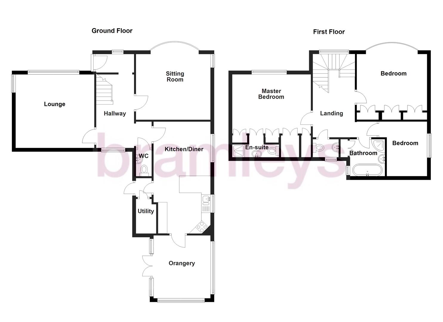 6a Church Lane, Southowram - all floors.JPG