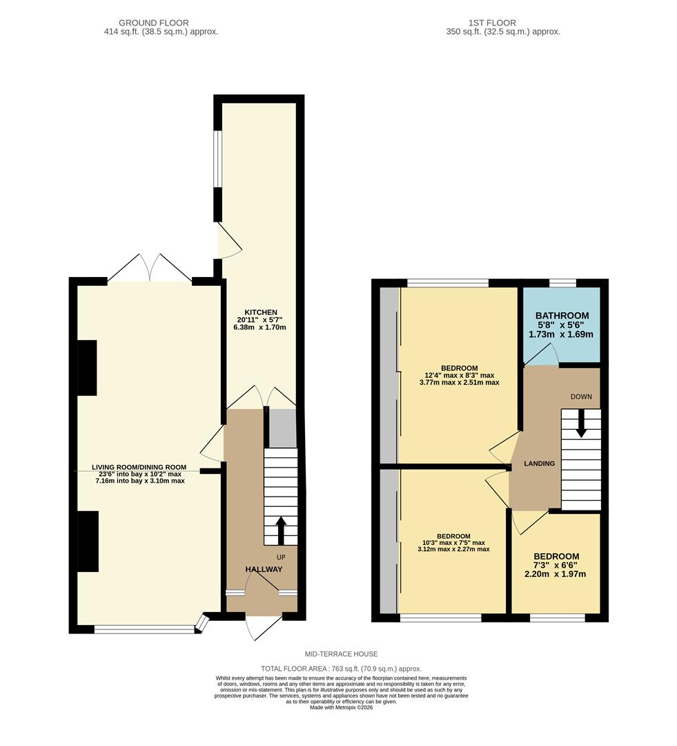 Arch Road, Wyken - Floor Plan