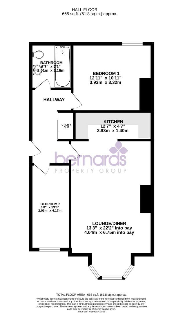 Flat 12, Carlton House 1-6, Western Parade Southse