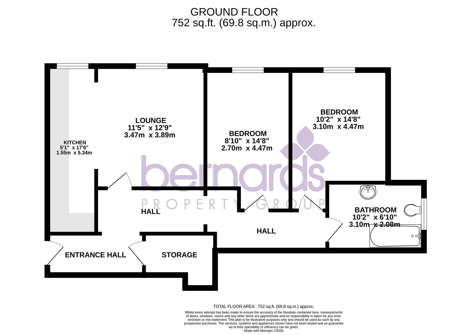 Apartment2SageHouseJuniperGardensSouthseaPO52FN-Hi