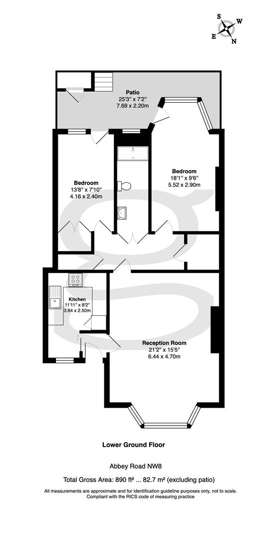 15a Abbey Road NW8 - Garden Flat NW8 9AP-watermark