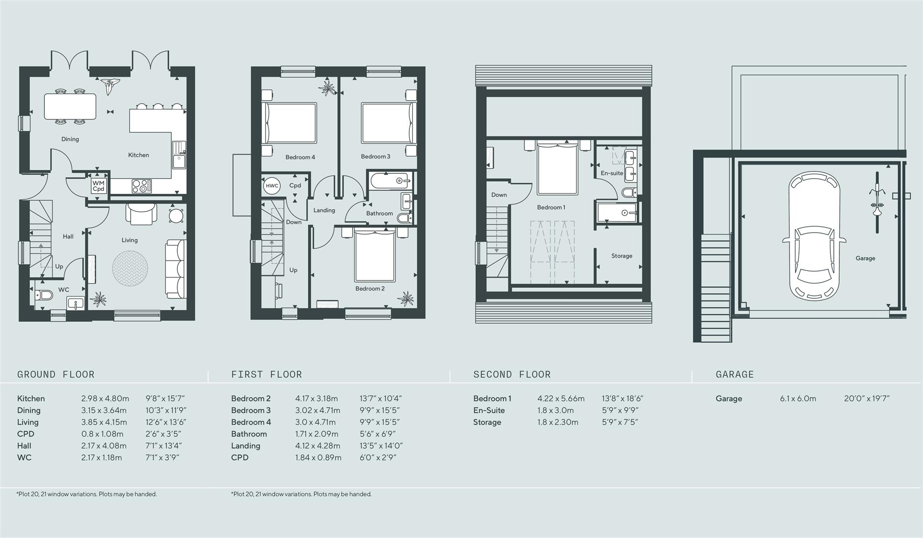 4 Bedroom Semi Detached - Floorplan.png