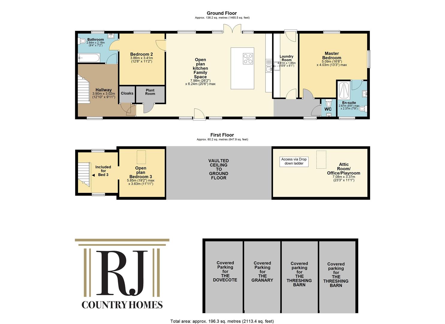 Dovecote plan 3 Wyneyards dev, Lineholt, Ombersley