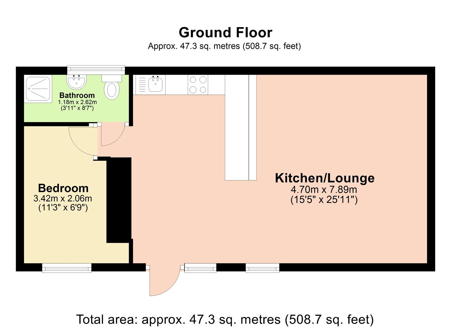 Flat 3, 16a Churchgate Street, Soham - all floors.