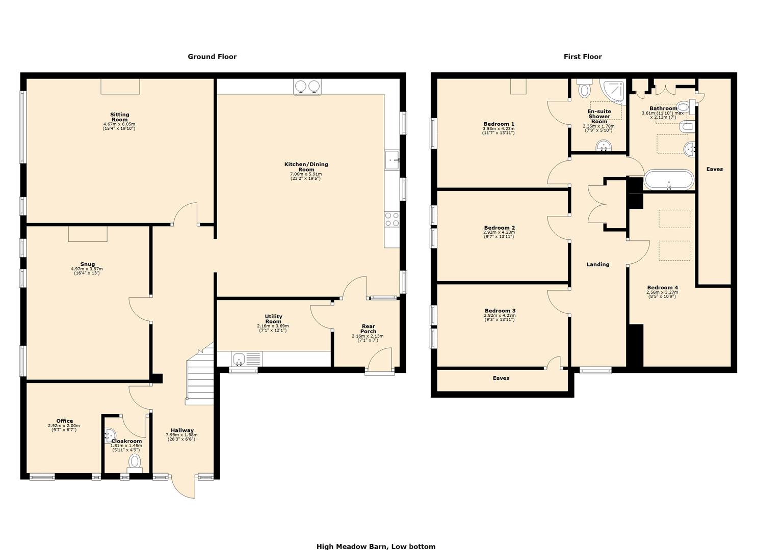 High Meadow Barn, Low bottom