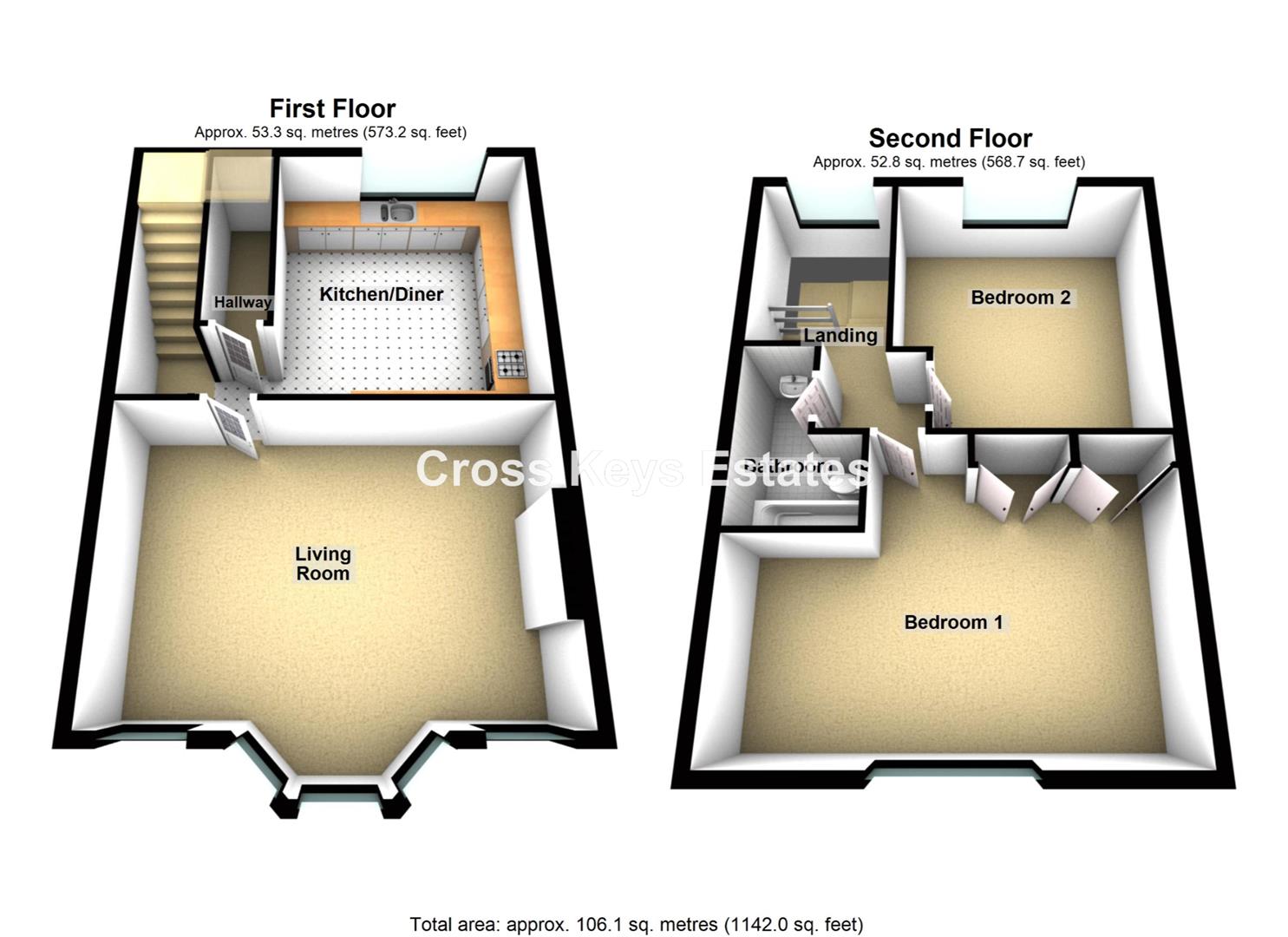 3d Carpet, 56 Molesworth Road, Flat 4, Stoke, Plym