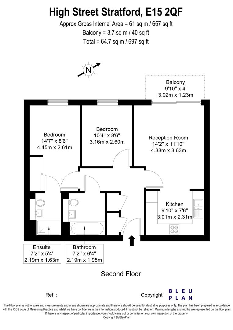 Flat 54, 72, High Street Stratford - wFqrljE2iGMuq