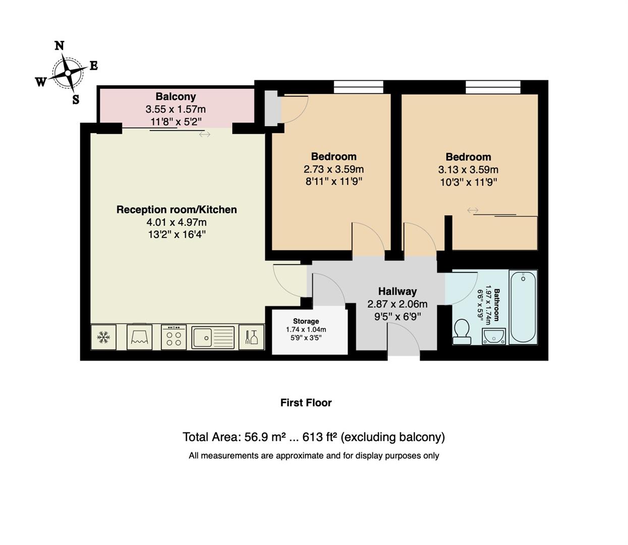 Floor Plan - Flat 1 , 1 Landmark House.jpeg