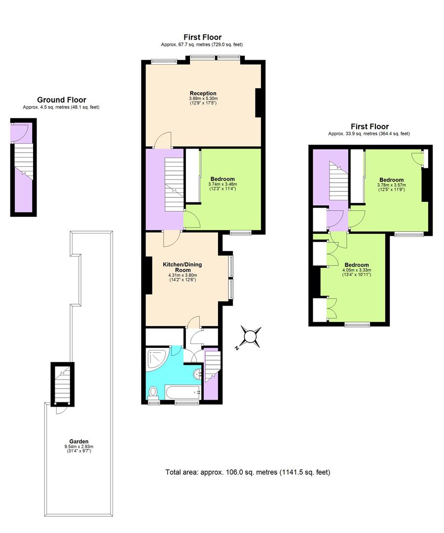 16b Gambole Road, London floorplan.JPG