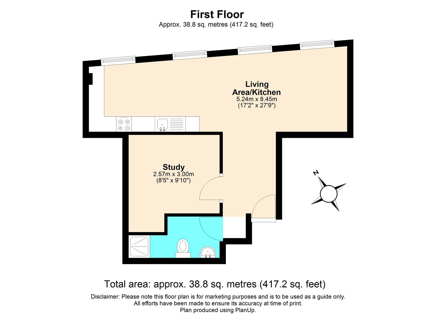 Flat A 118 Mitcham Road, London - all floors.JPG