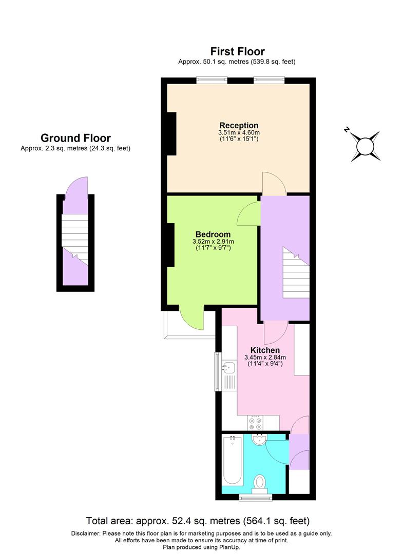 890a Garratt Lane, London, SW17 floorplan.JPG