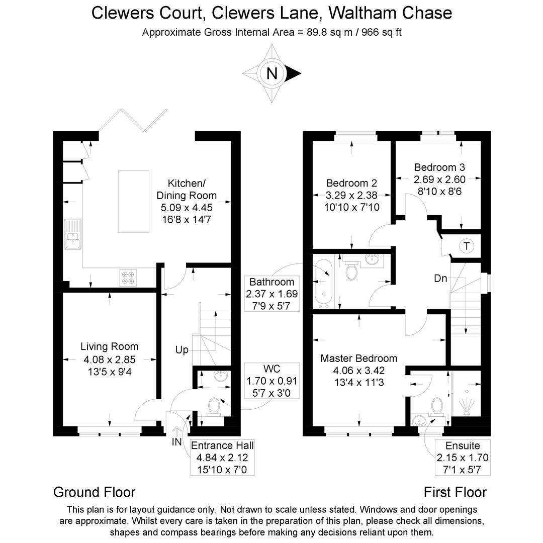 Clewers Court, Clewers Lane, Waltham Chase.png