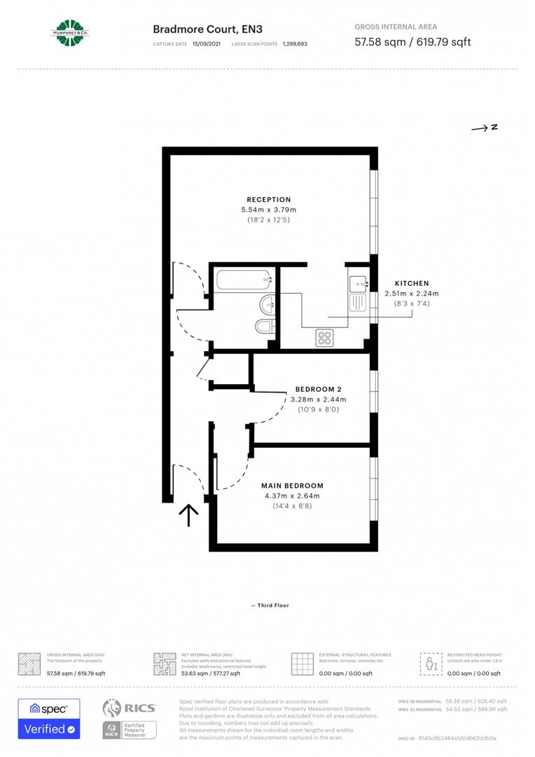 TWO BEDROOM FLAT TO LET