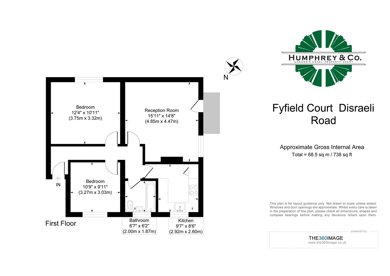 Flat 14  Fyfield Court  Disraeli Road.jpg