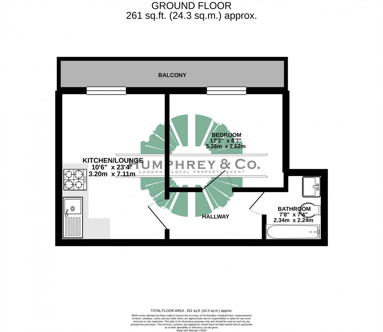 New Build One Bedroom Flat Available