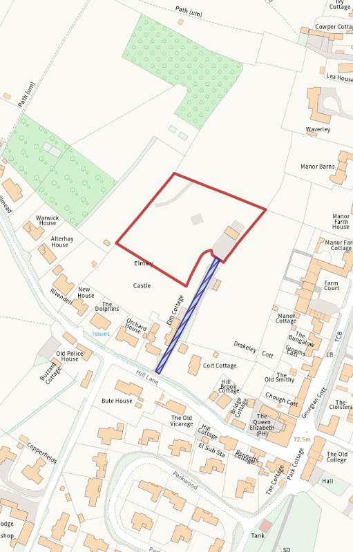 Plan of Land and Building at Elmley Castle.png