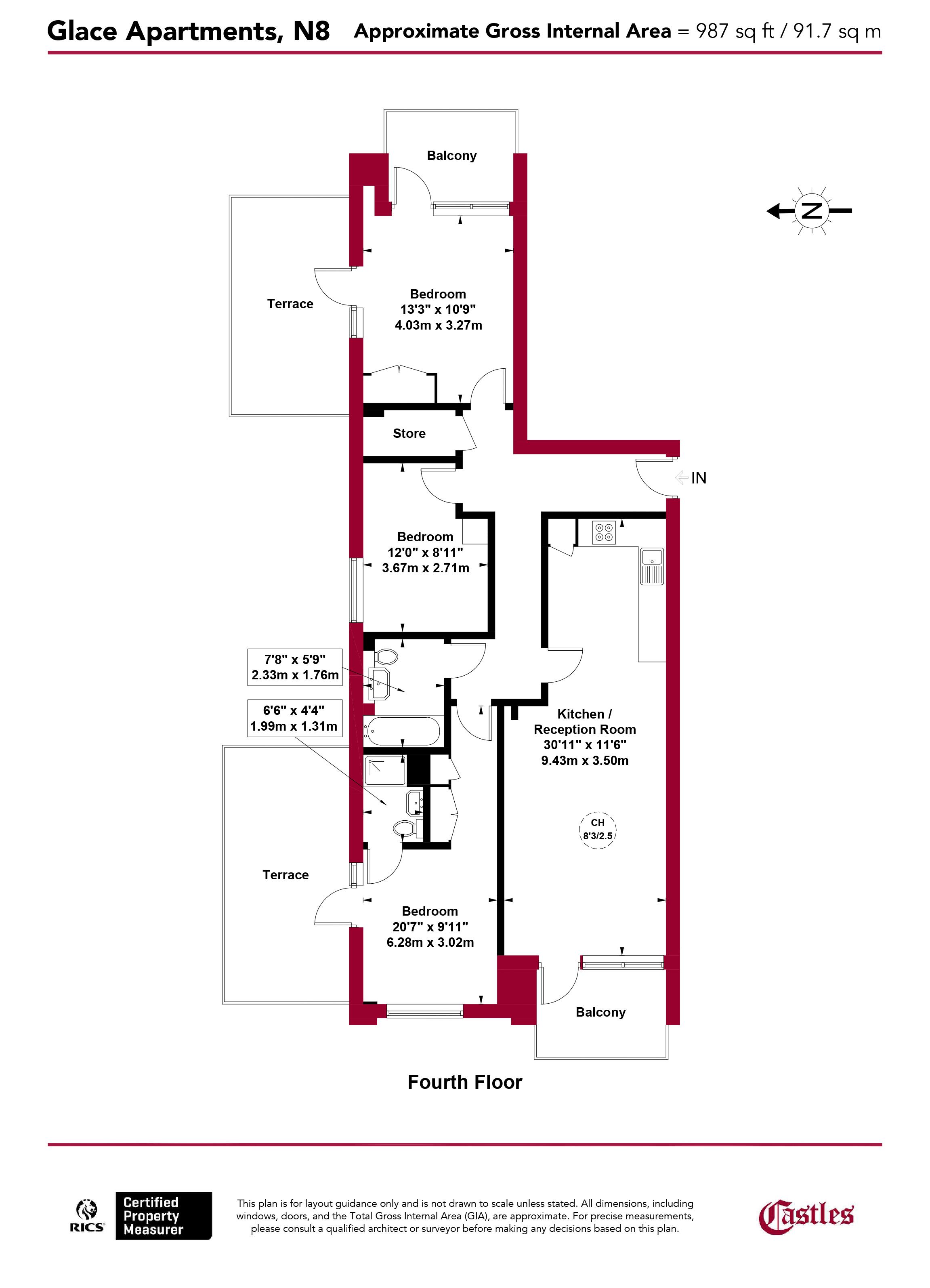 Glace Apartments, N8